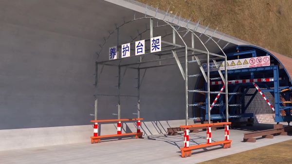 巴林左旗隧道施工动画制作公司 - 隧道施工工艺和施工方法 - 隧道施工汇报动画视频 - bim 工程施工动画